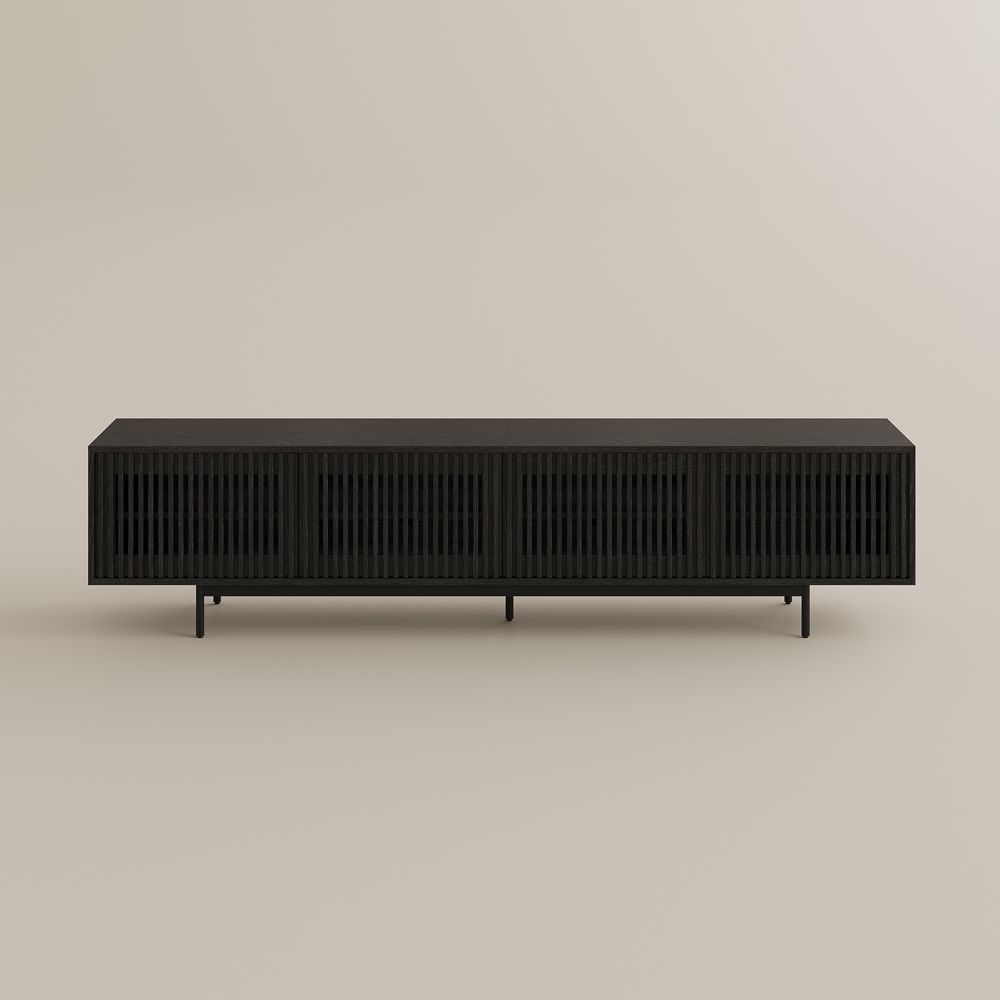 with Storage Black MDF TV Stands