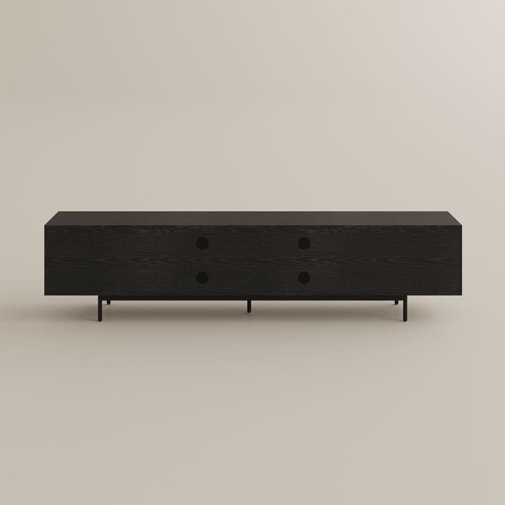 with Storage Black MDF TV Stands