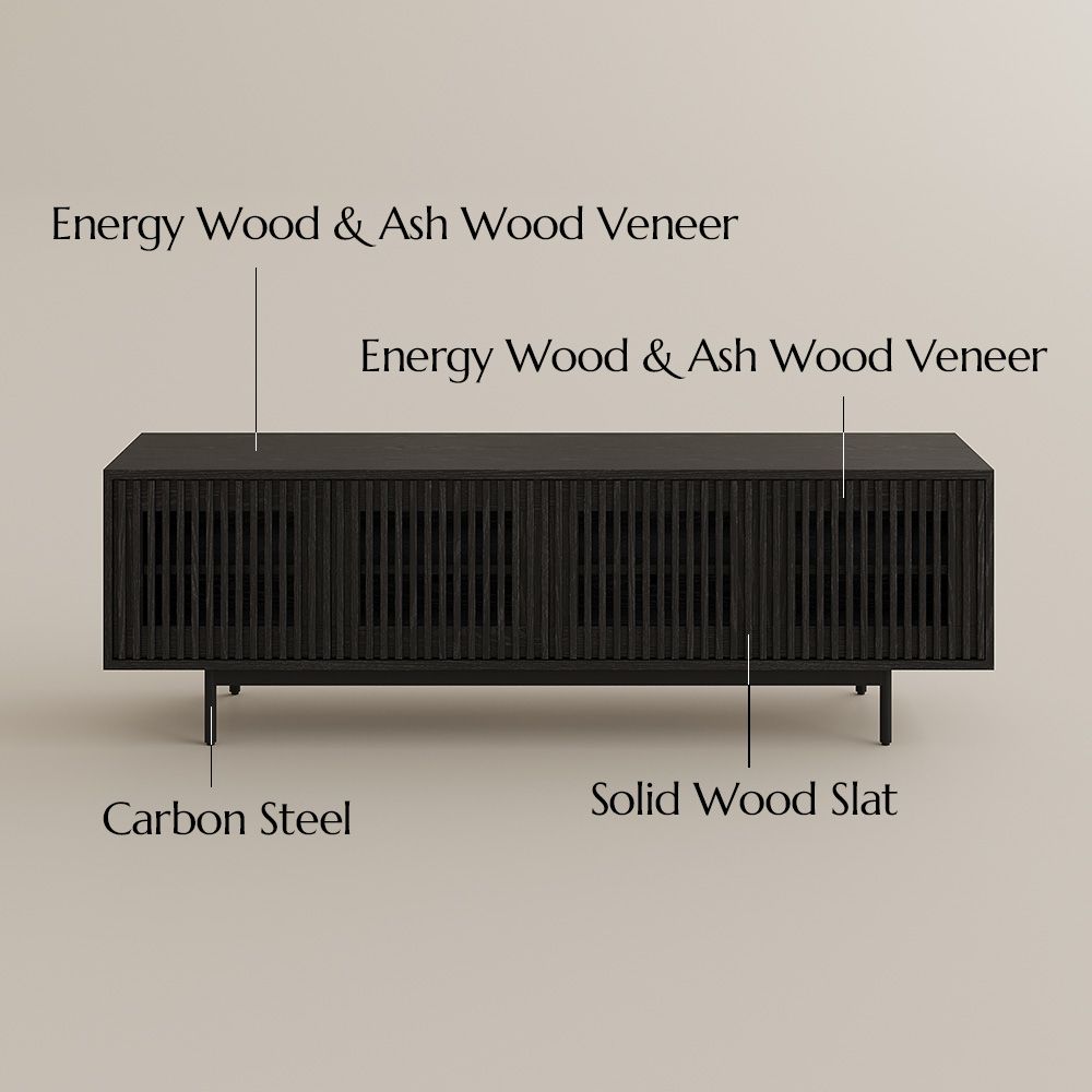 Living Room Black MDF TV Stands