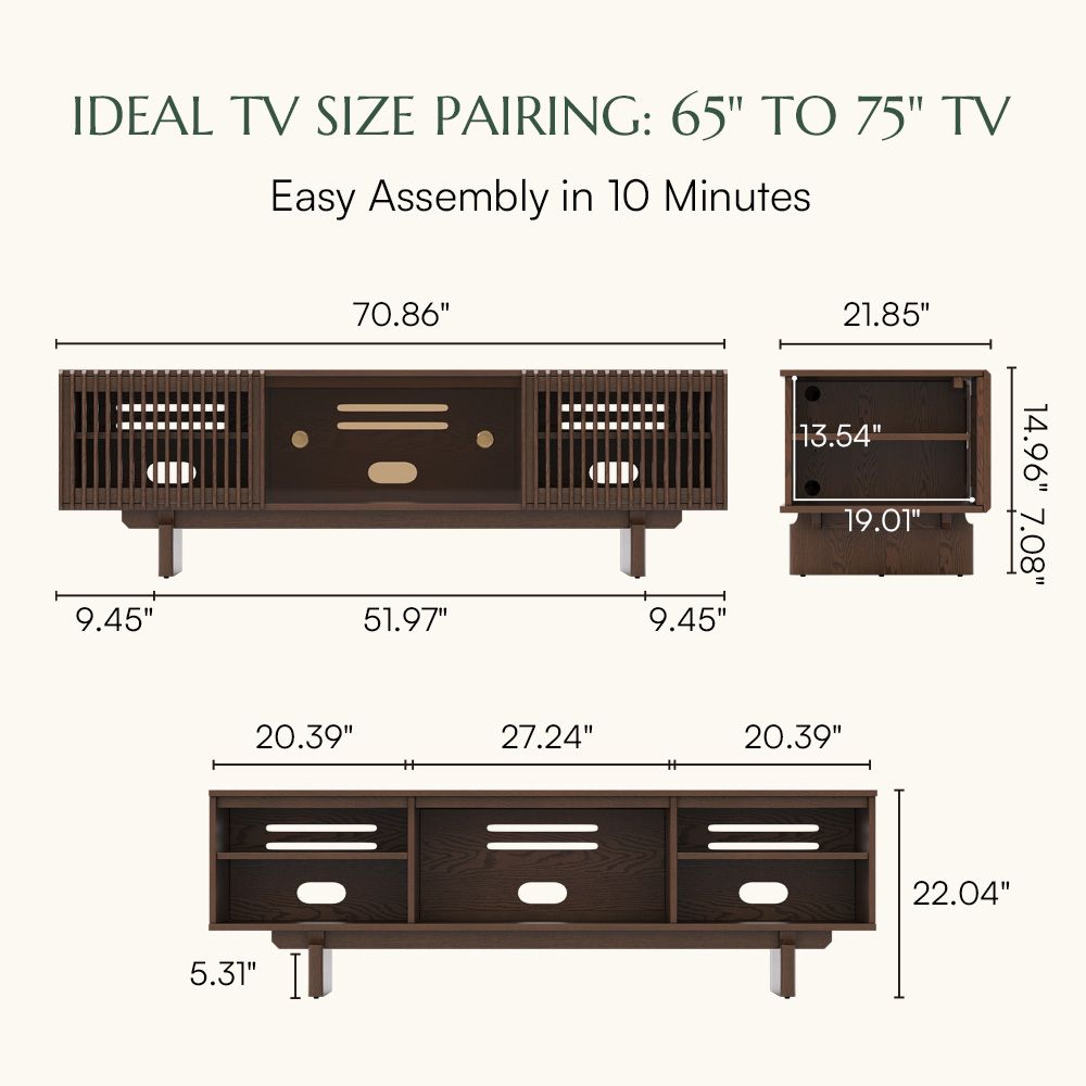 Brown Plywood TV Stands