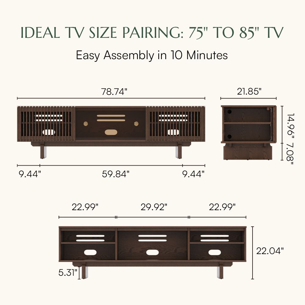 Brown Plywood TV Stands