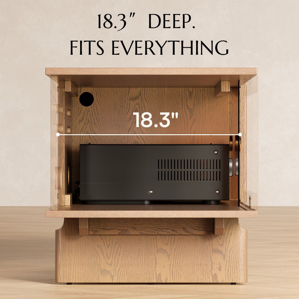 Arboren Natural Wood Color Plywood TV Stands