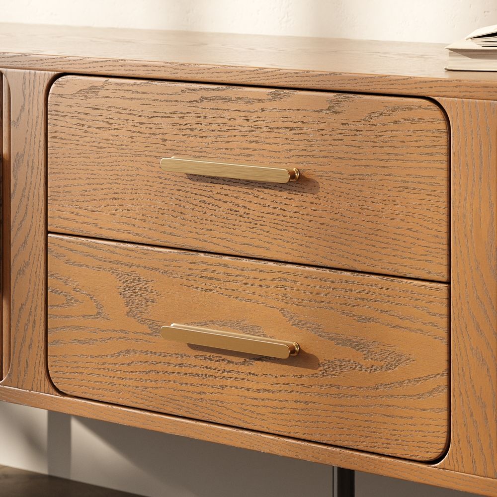 Mid Century Modern Walnut Plywood TV Stands
