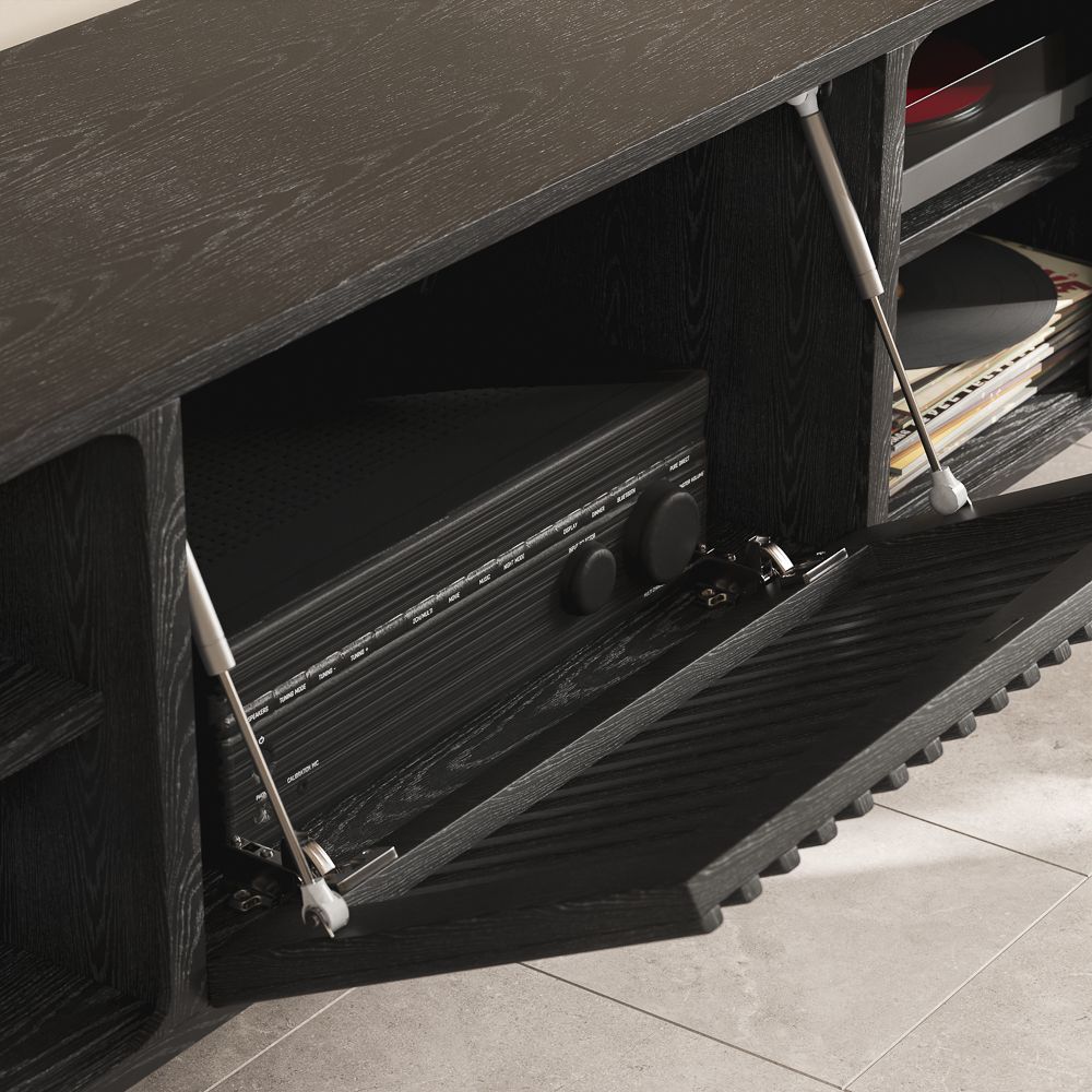 Eos Black Plywood TV Stands