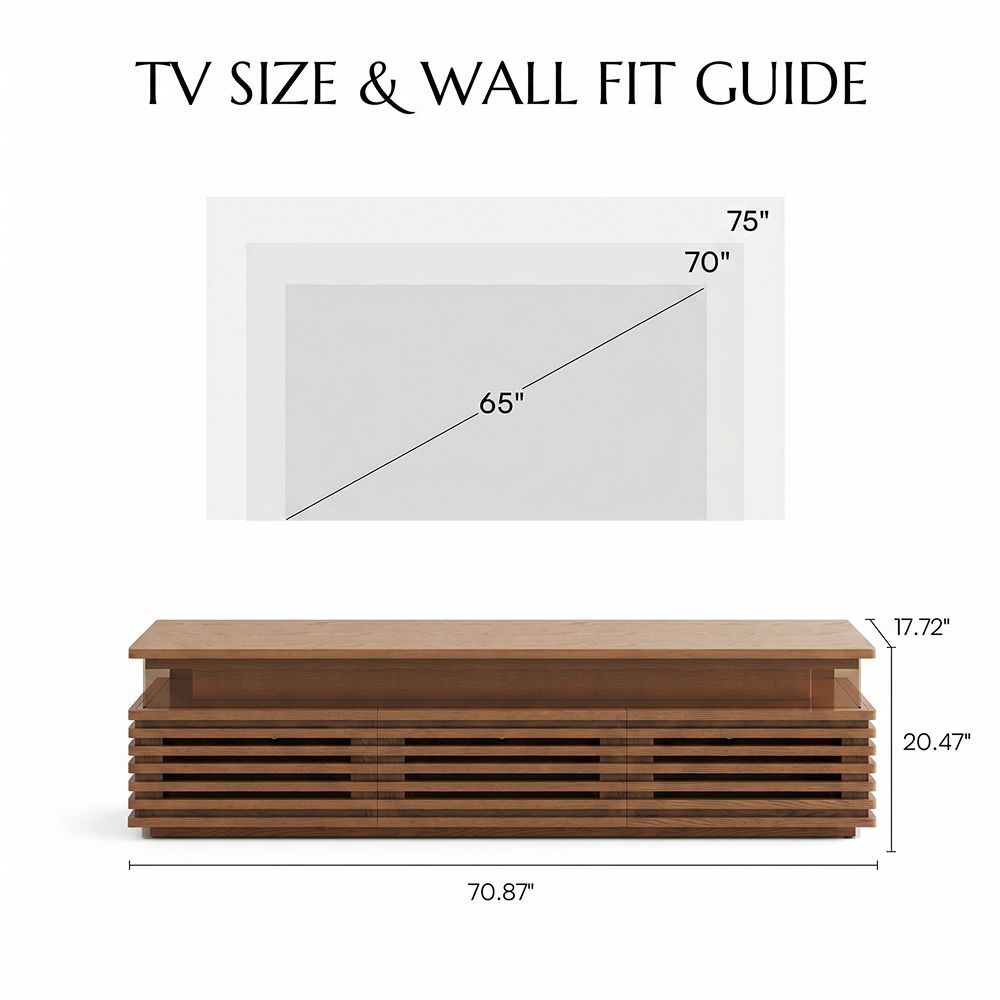 with LED Lights Walnut Color Engineered Wood TV Stands