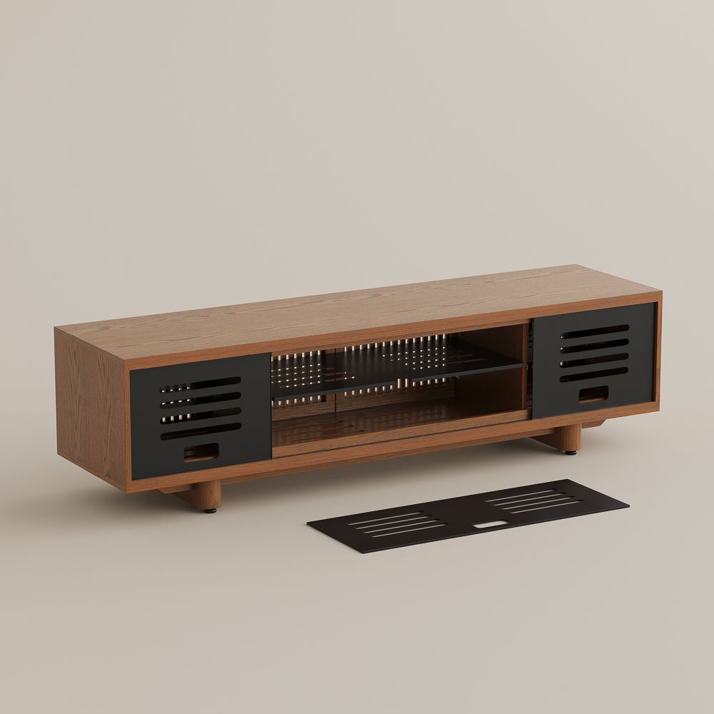 Walnut Color MDF TV Stands
