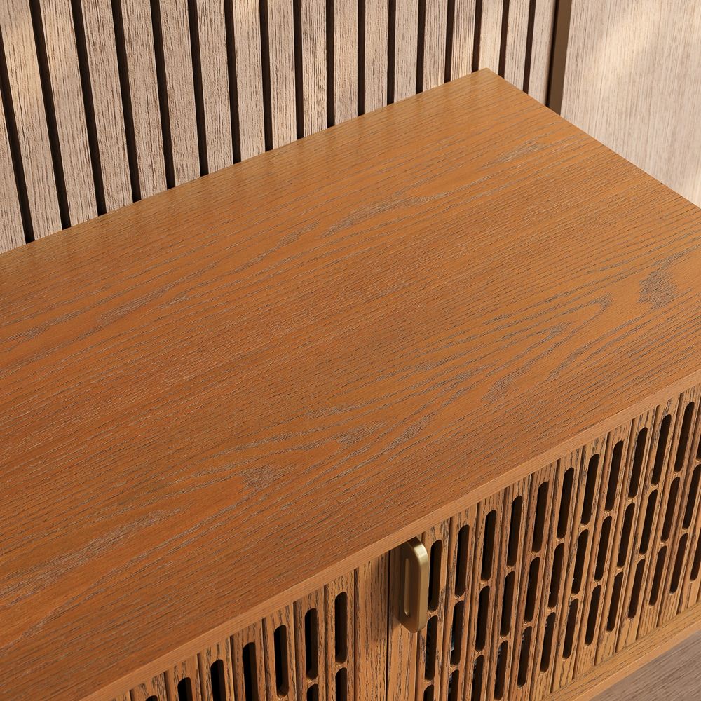Walnut Color MDF TV Stands