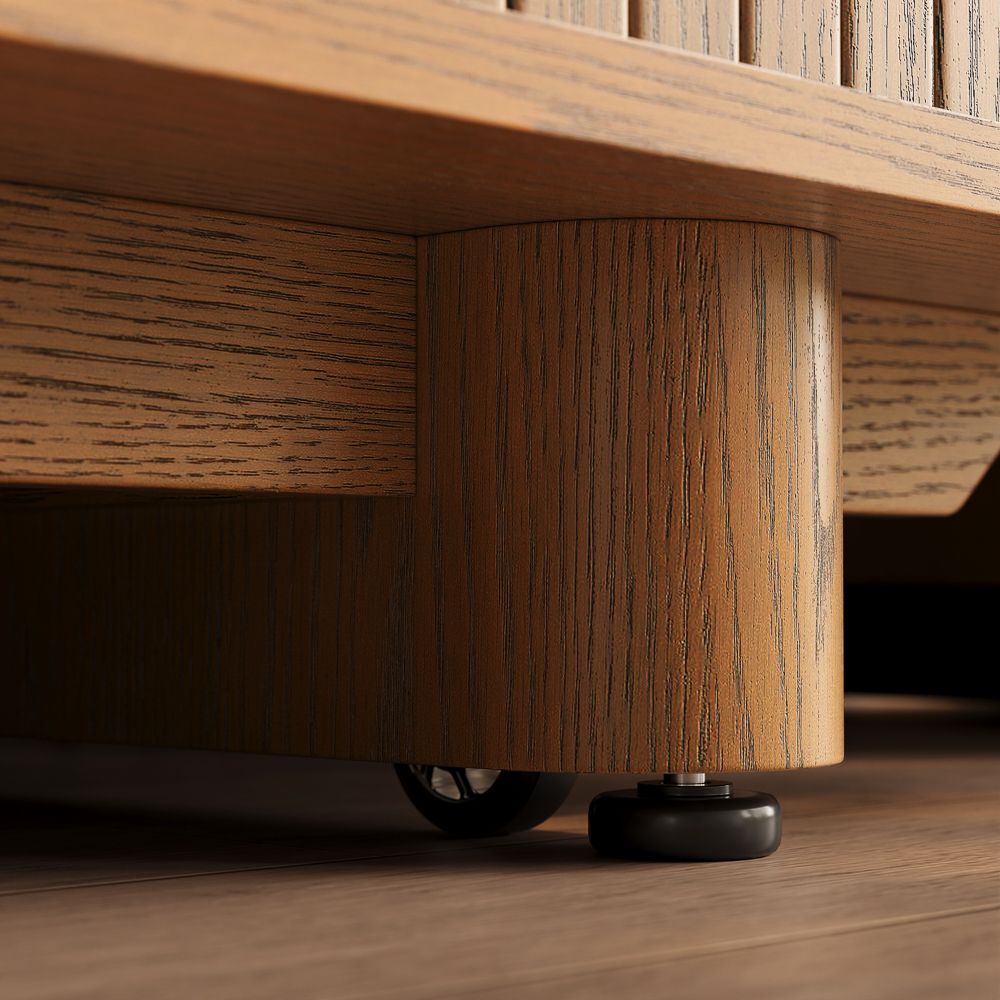 Walnut Color MDF TV Stands