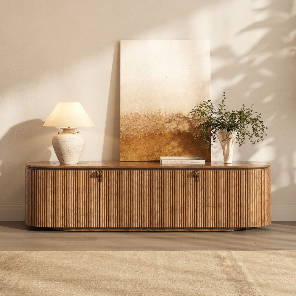 Silva Walnut Color Plywood TV Stands