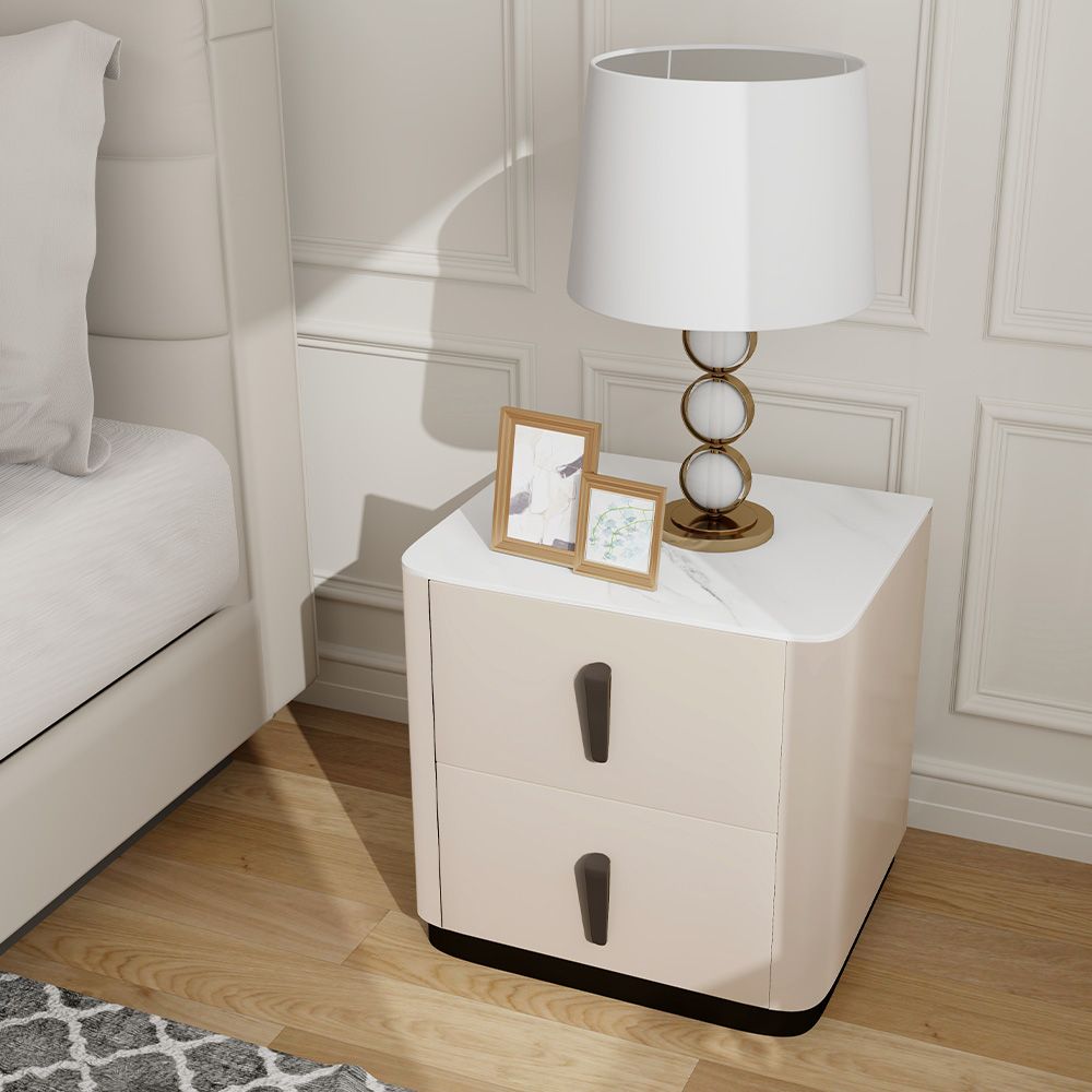 Fully Assemble Khaki MDF Nightstands