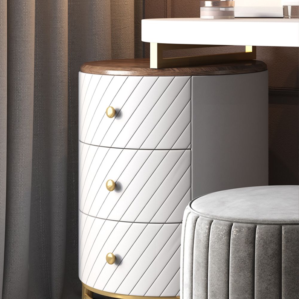 Wood White MDF Makeup Vanities