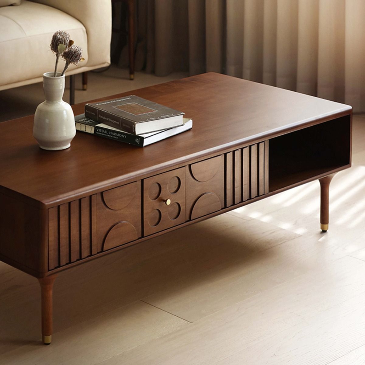 Walnuss  MDF Couchtische 