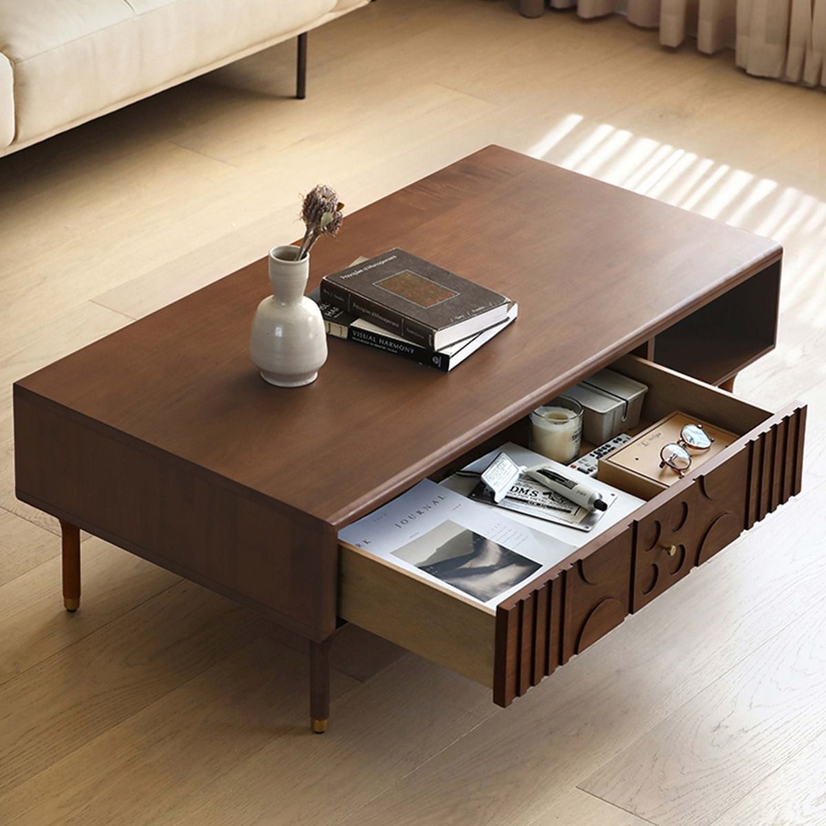 Walnuss  MDF Couchtische 