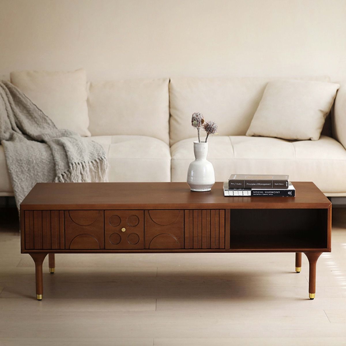 Walnuss  MDF Couchtische 