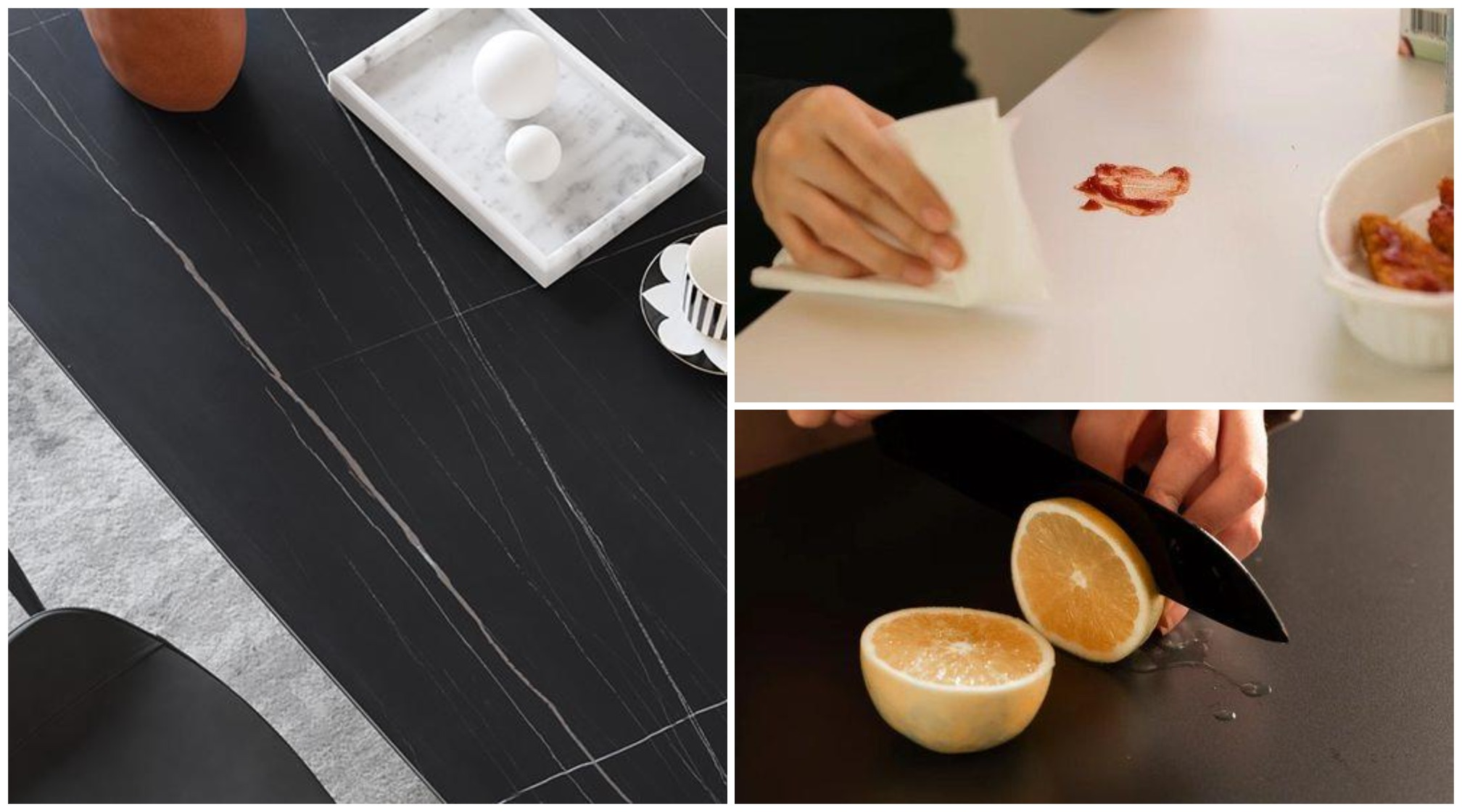 Matte Sintered Stone Desktop