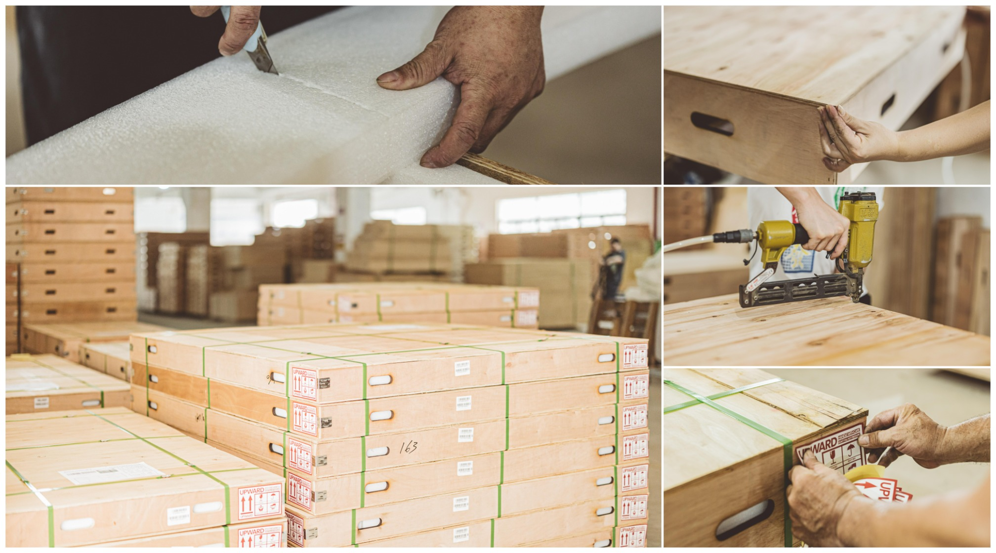 Sponge And Wooden Frame Packaging