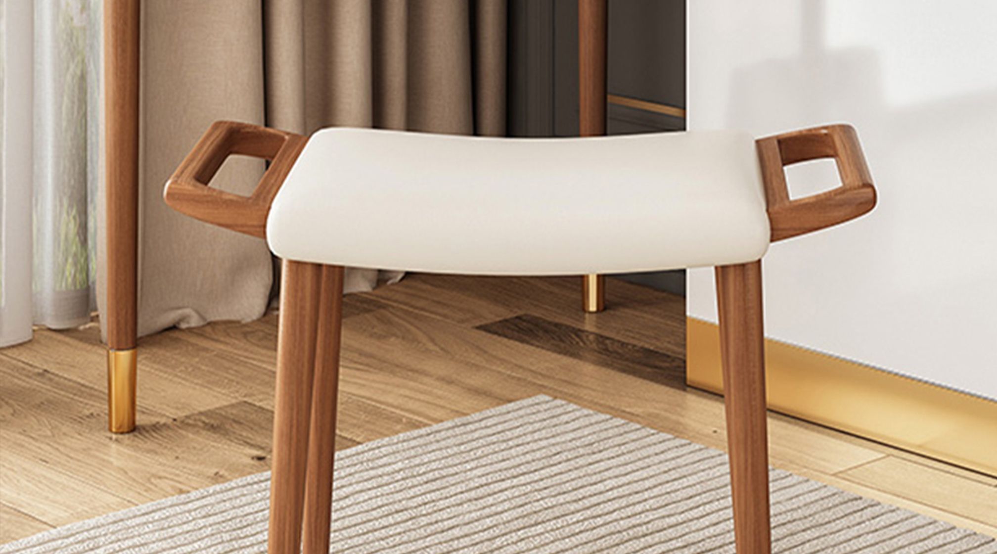 Comfortable Matching Dressing Stool
