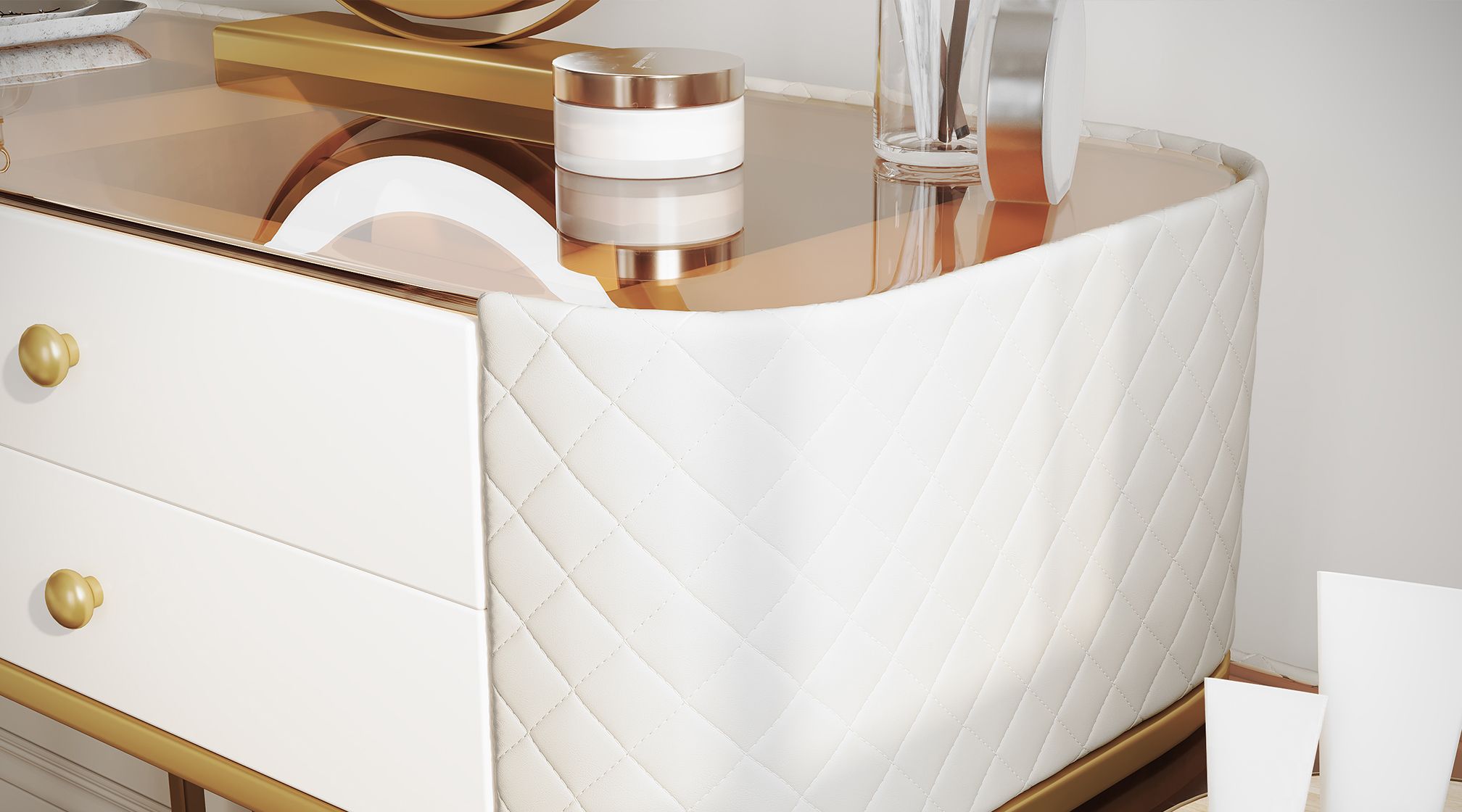 Elegant Diamond-Pattern Design