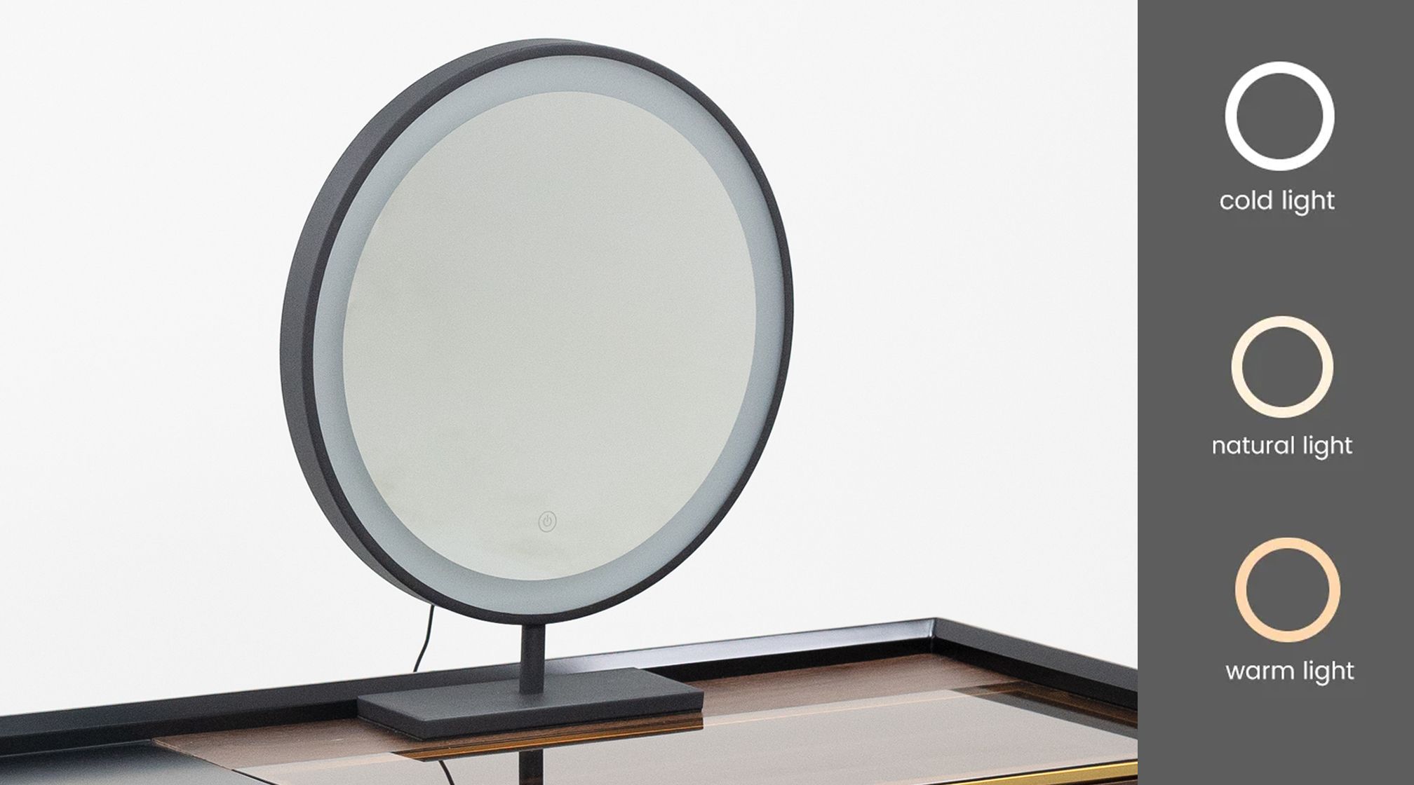 3-Hue LED Lighted Mirror