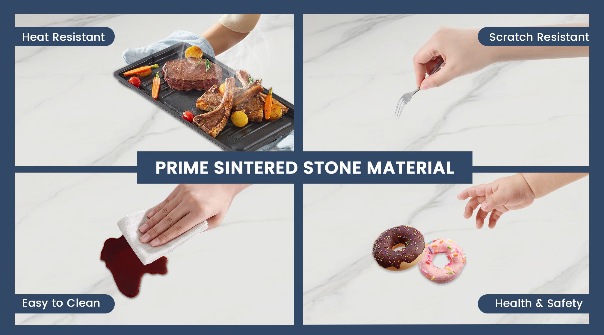 Matte Sintered Stone Desktop