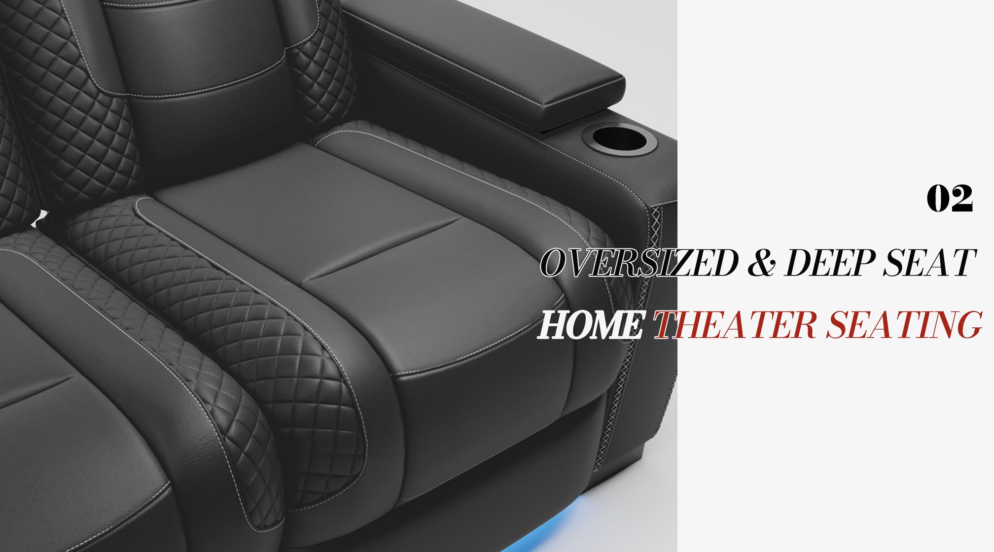Oversized & Deep Seat