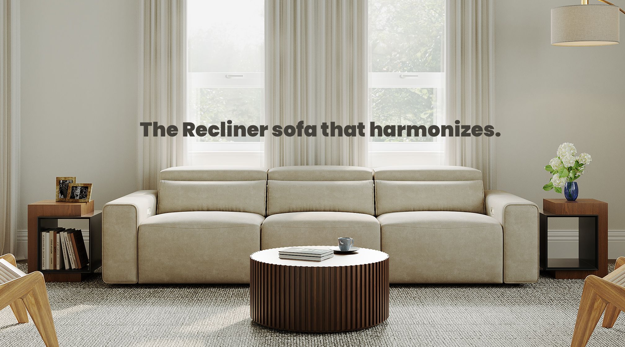 The Power Recliner Sofa That Blends in