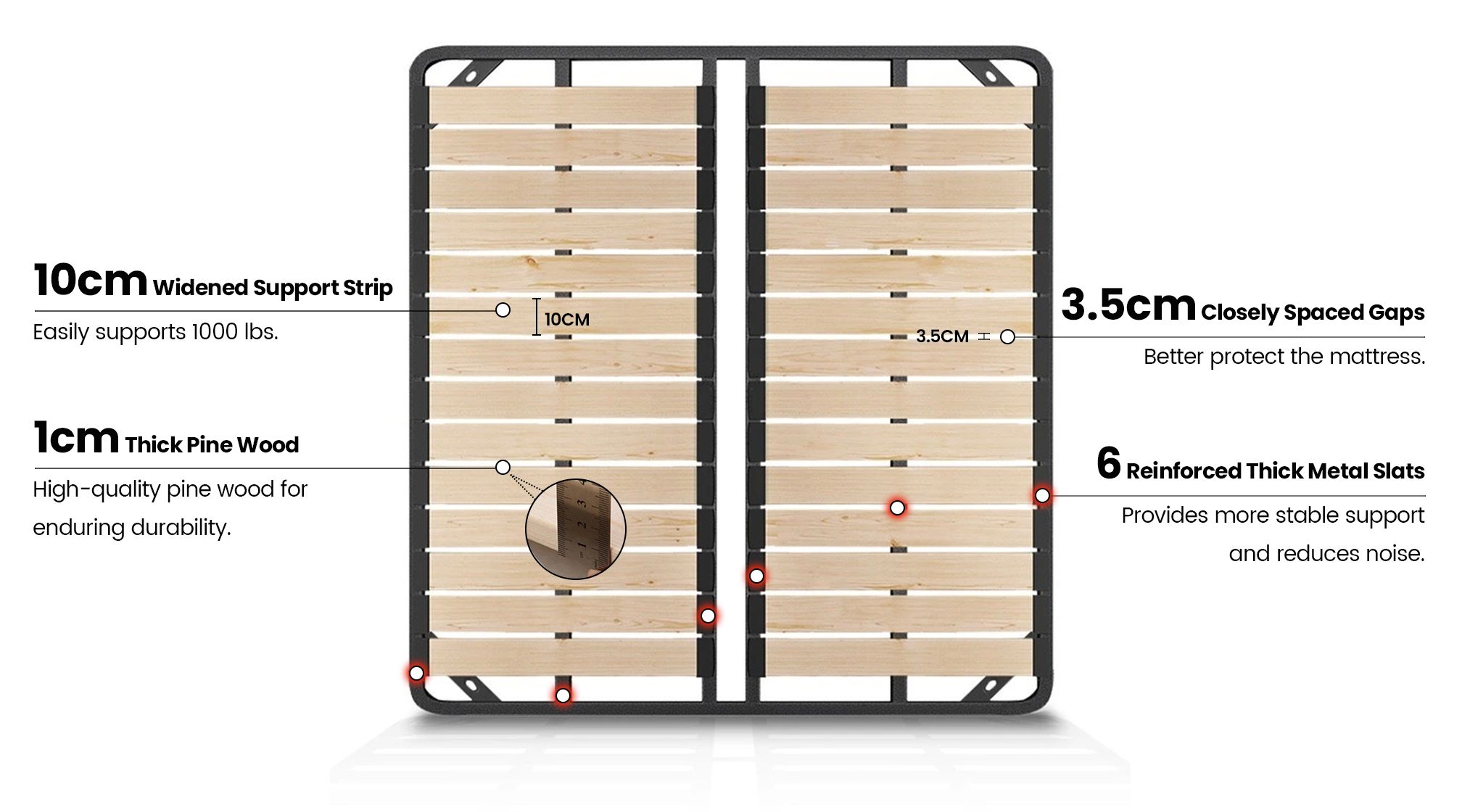 High-quality Slat Bed Base