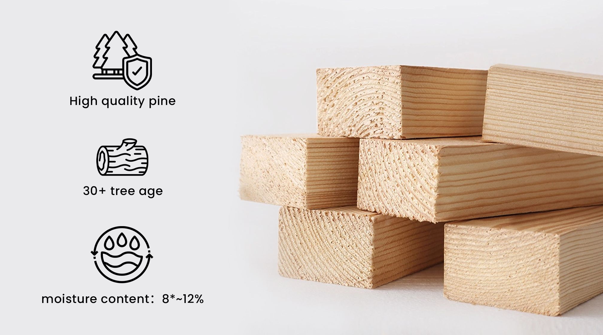 High-quality Pine Wood
