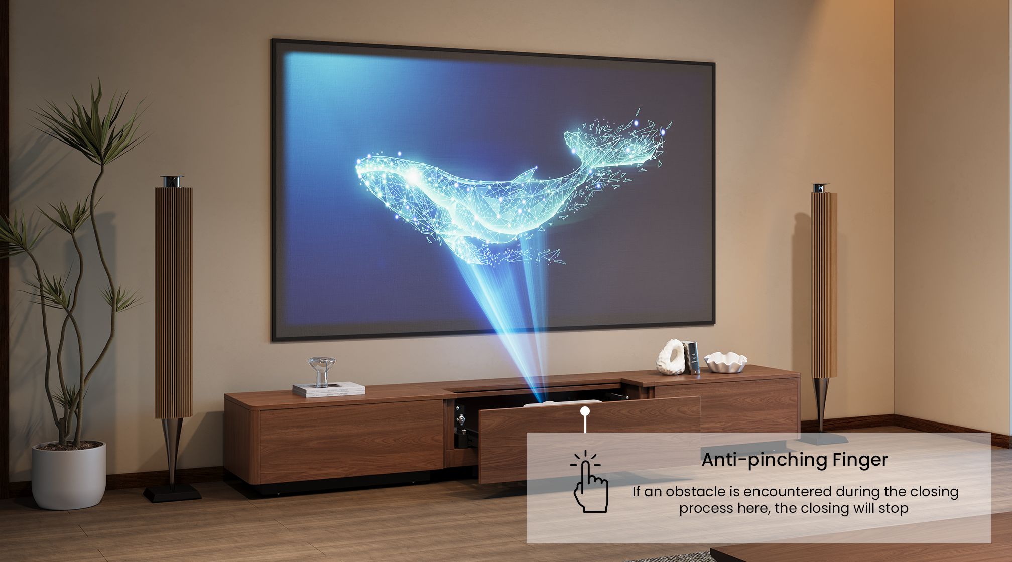 Anti-pinching Finger