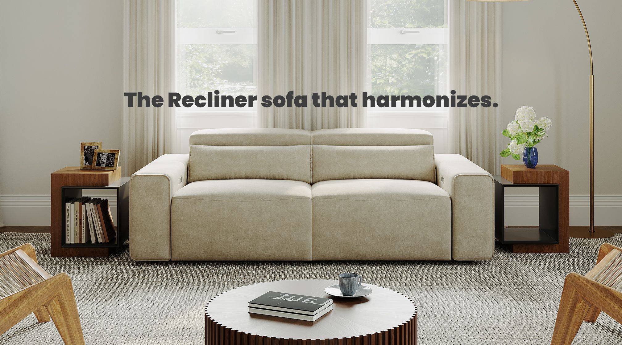 The Power Recliner Sofa That Blends in
