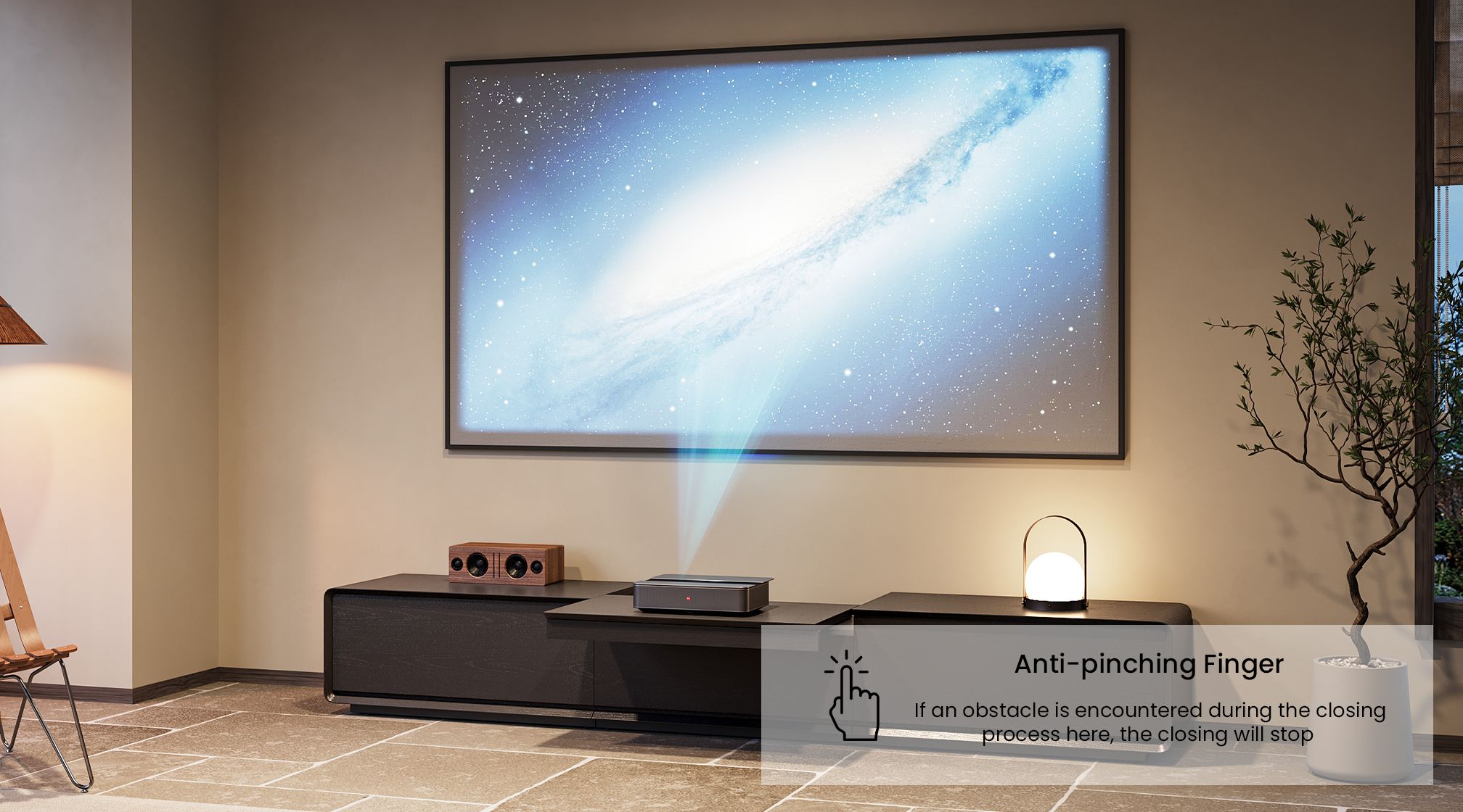 Anti-pinching Finger