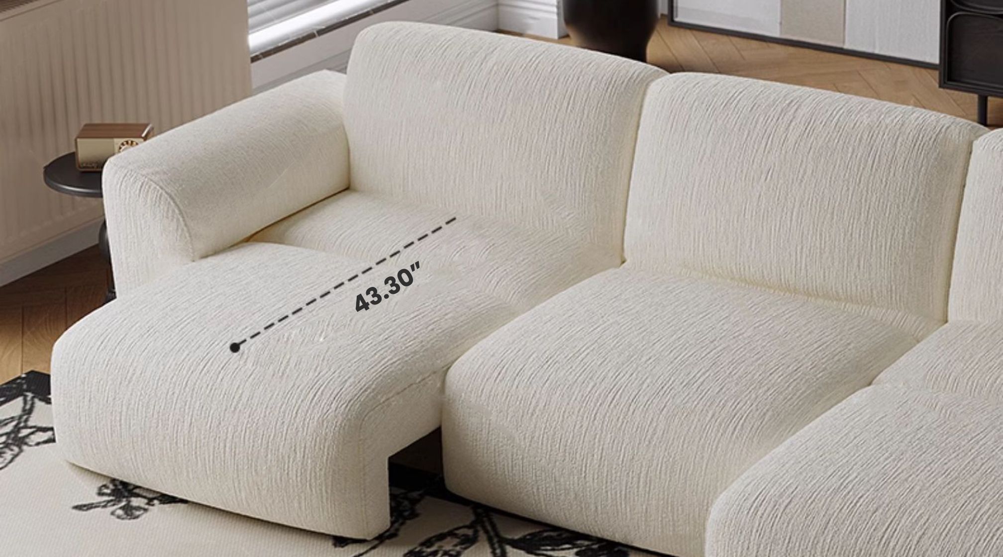 Oversized & Deep Seat