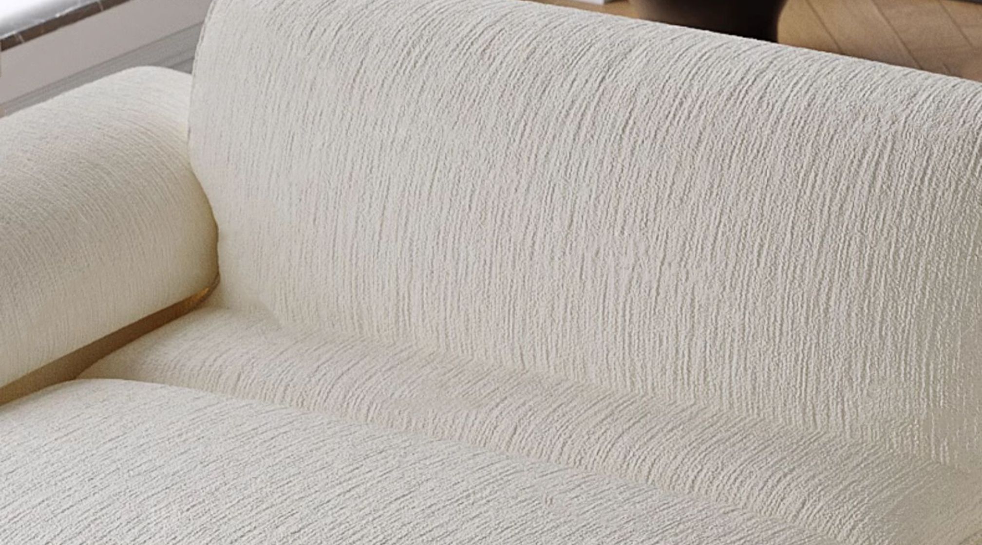 Embrace Tenderness with Chenille Sofa
