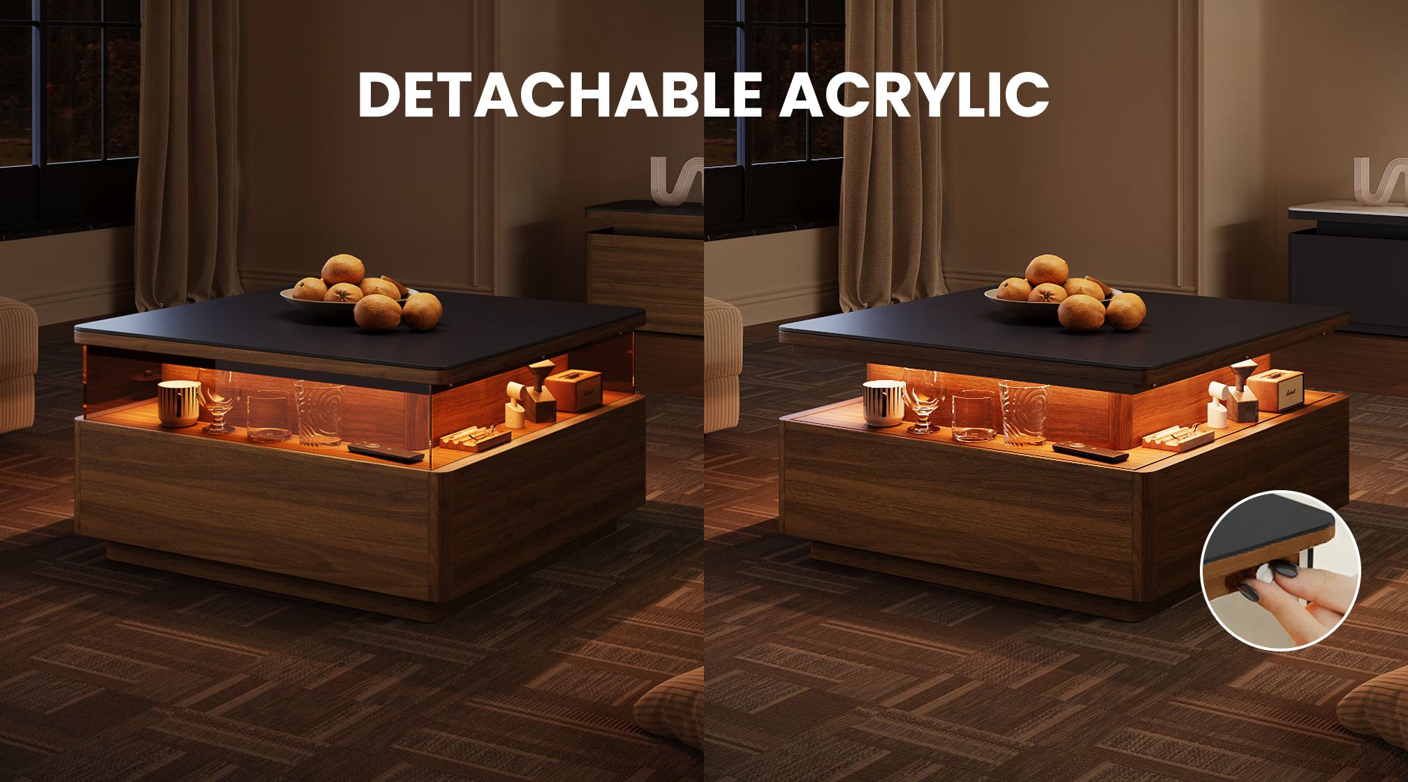 Detachable Acrylic Display Panel