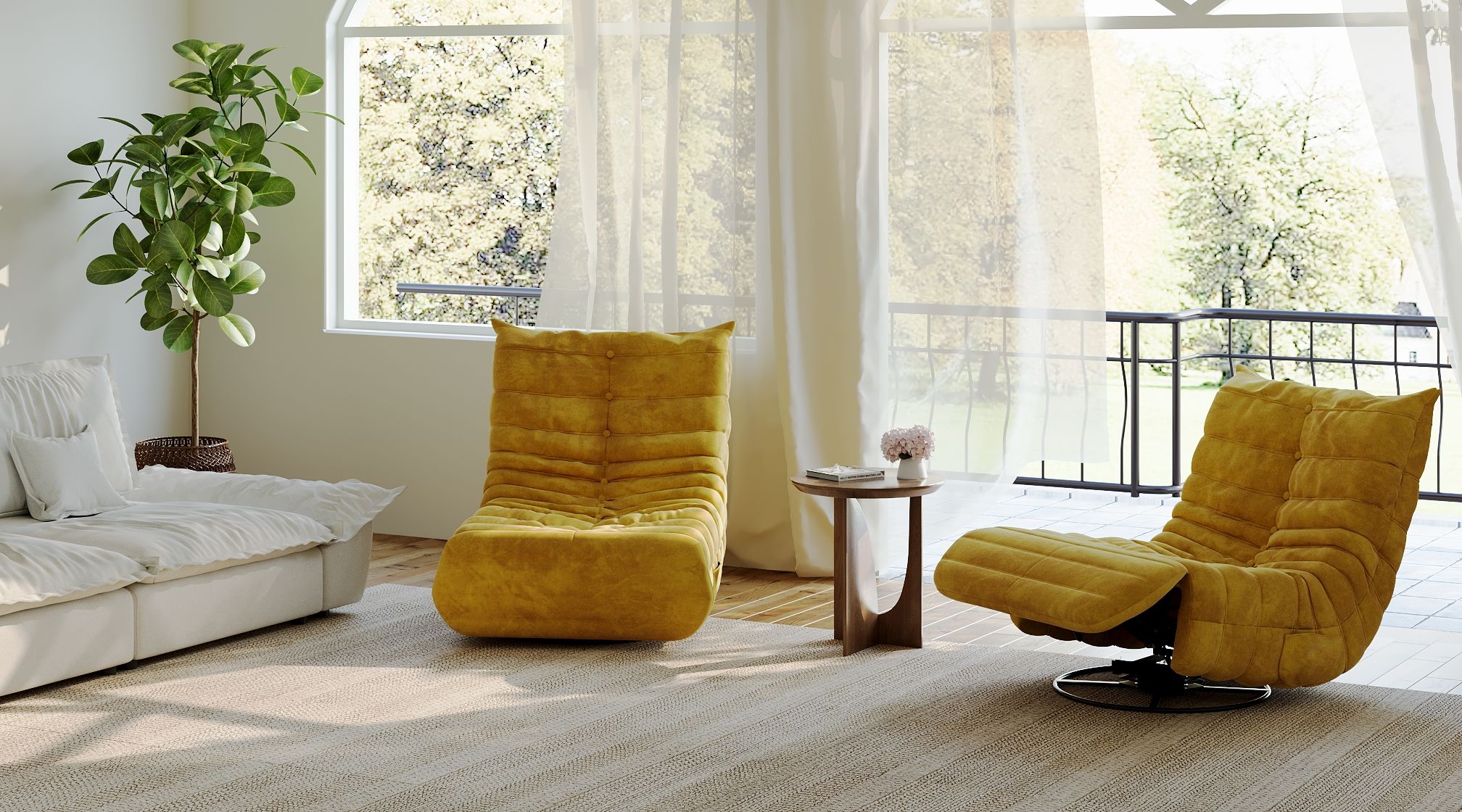 Rock, Swivel, Relax—All in One Chair