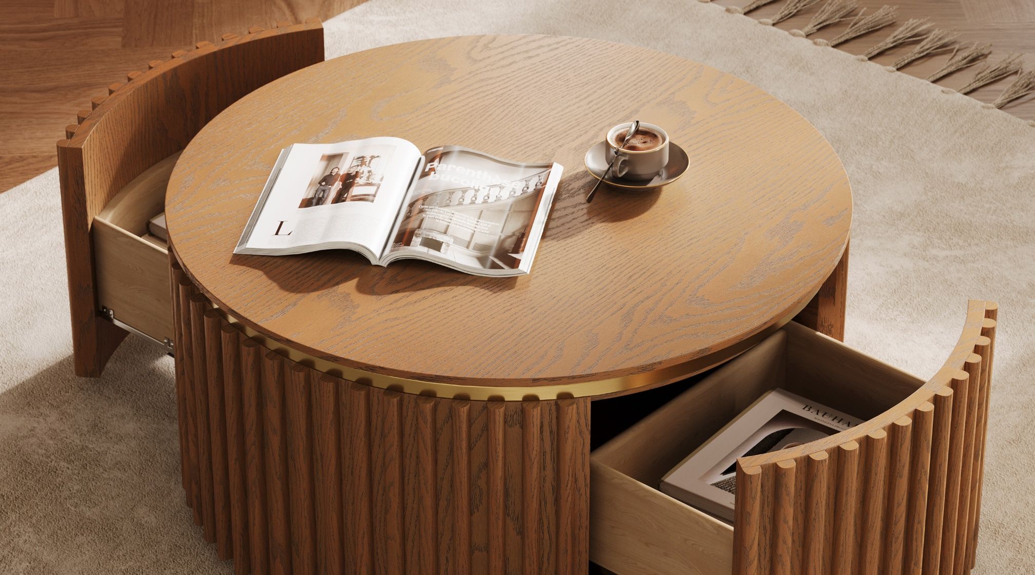 Hidden Storage Drawers