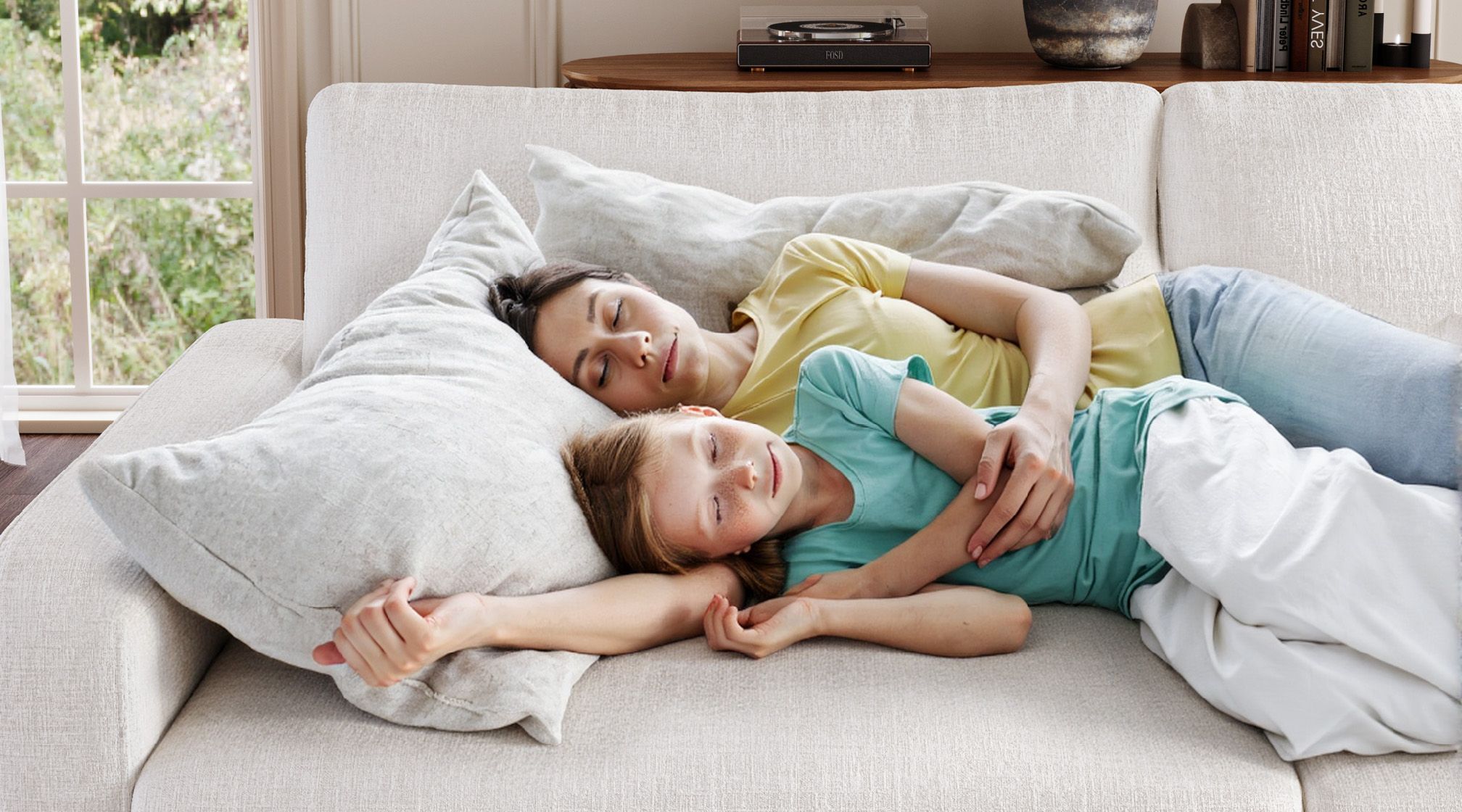 Family-Friendly Comfortable Sofa