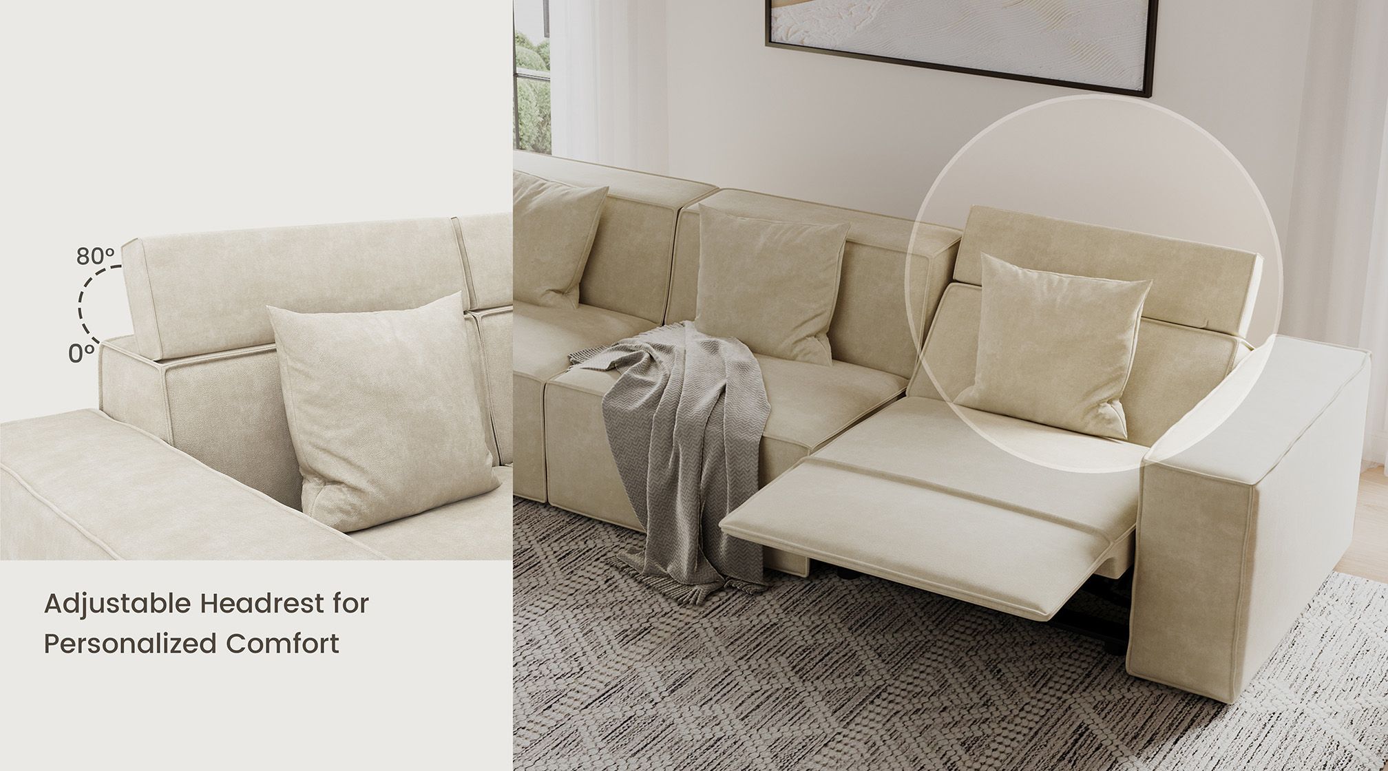 Additional Headrest for Power Seat