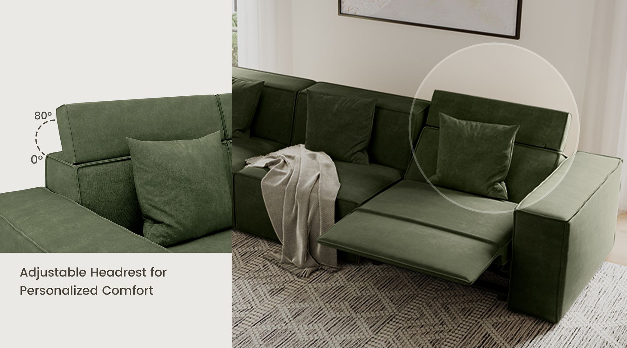 Additional Headrest for Power Seat