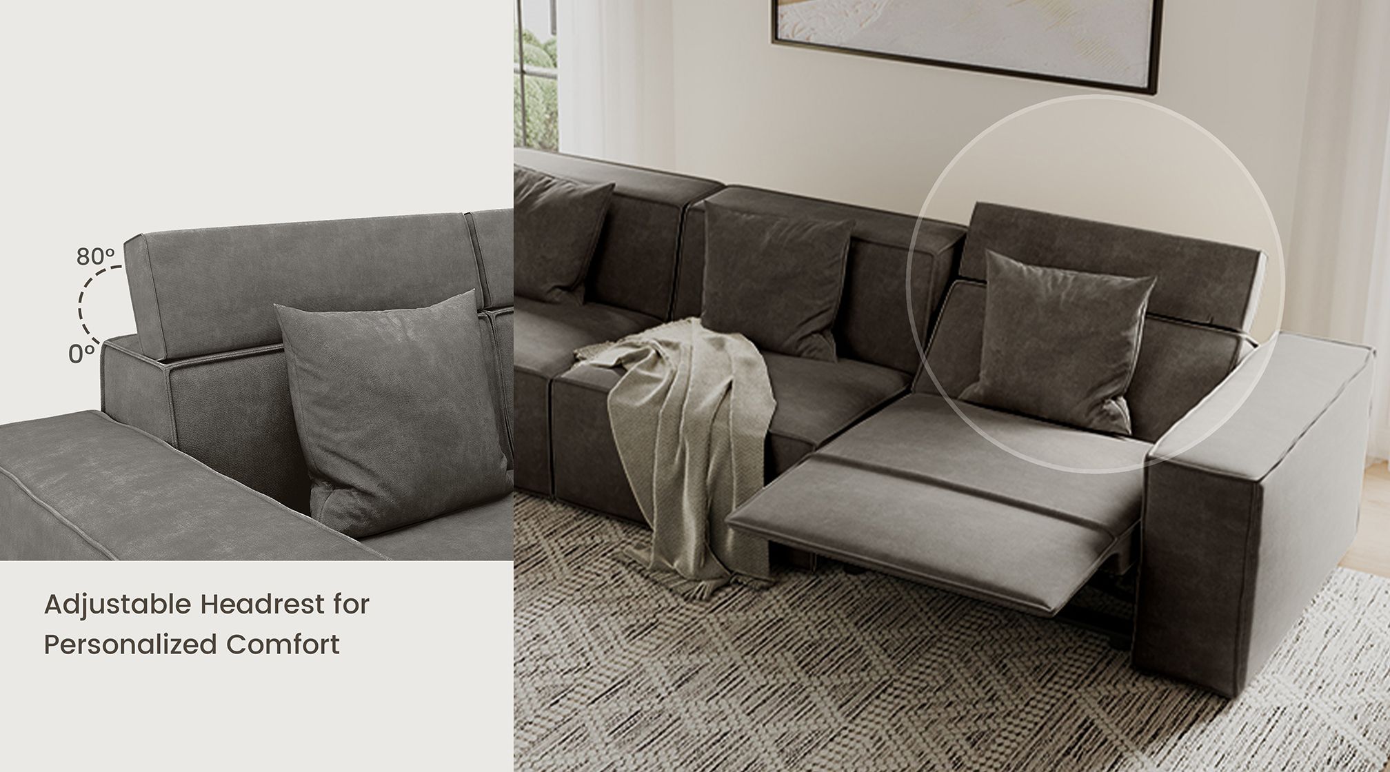 Additional Headrest Power Seat