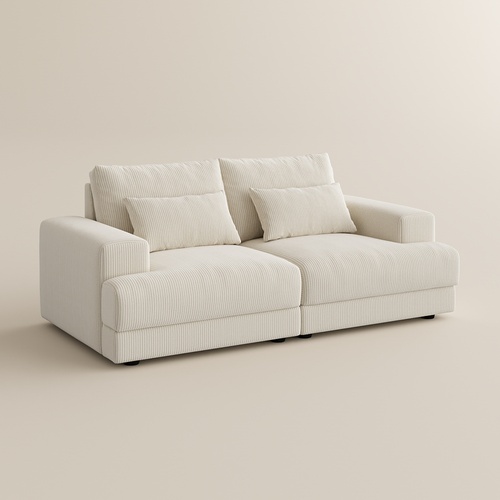 185cm Modular Loveseat Comfy Sofa