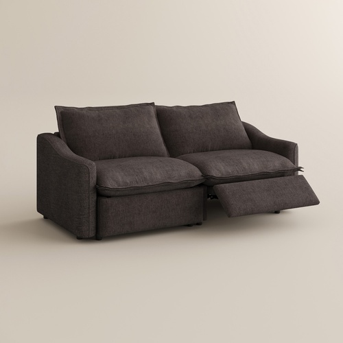 213cm Modern Power Reclining Loveseat Sofa with Oversized Cushions