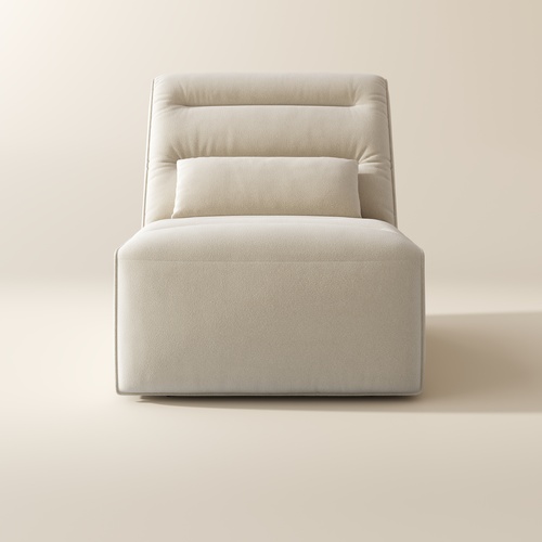 33.5"Modern Minimalist Modular Power Recliner Upholstered in Pet-Friendly Fabric