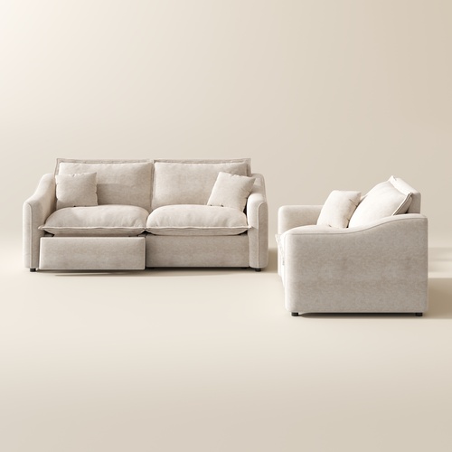 48" & 84" Power Reclining Sofa Set 2-Piece