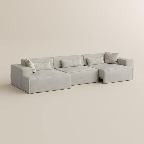 326cm Power Sofa Bed Modular Sleeper Sofa