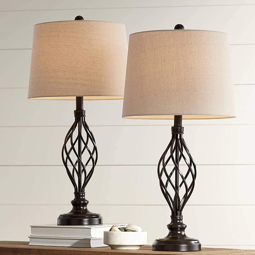 Beige Table Lamp