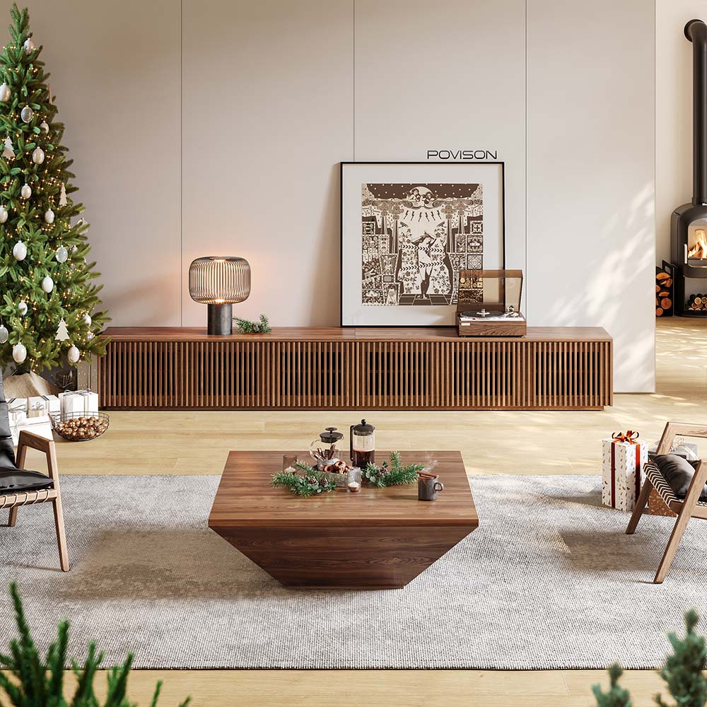 modern tv stand and coffee table