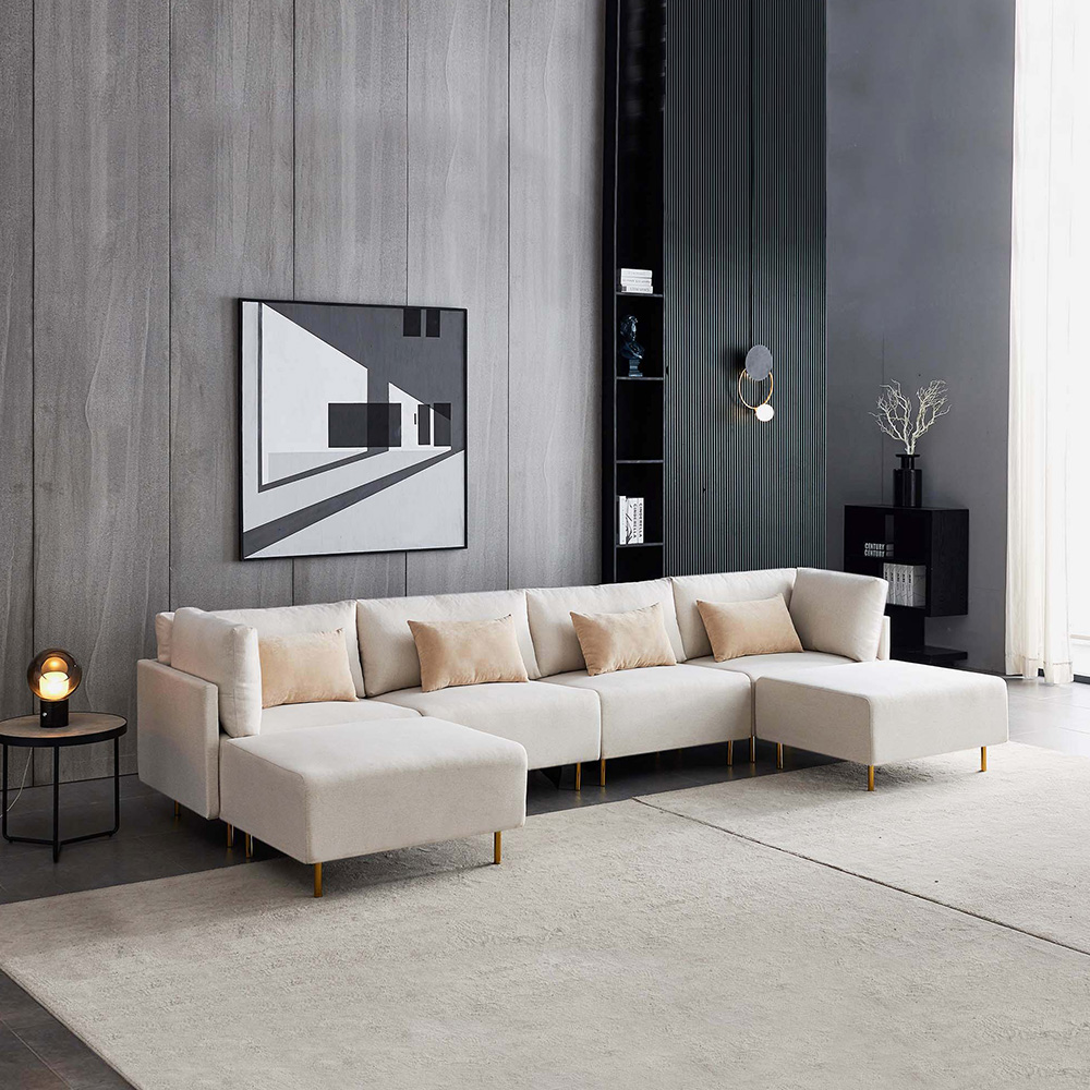 Dothan Modular Sofa with Ottomans