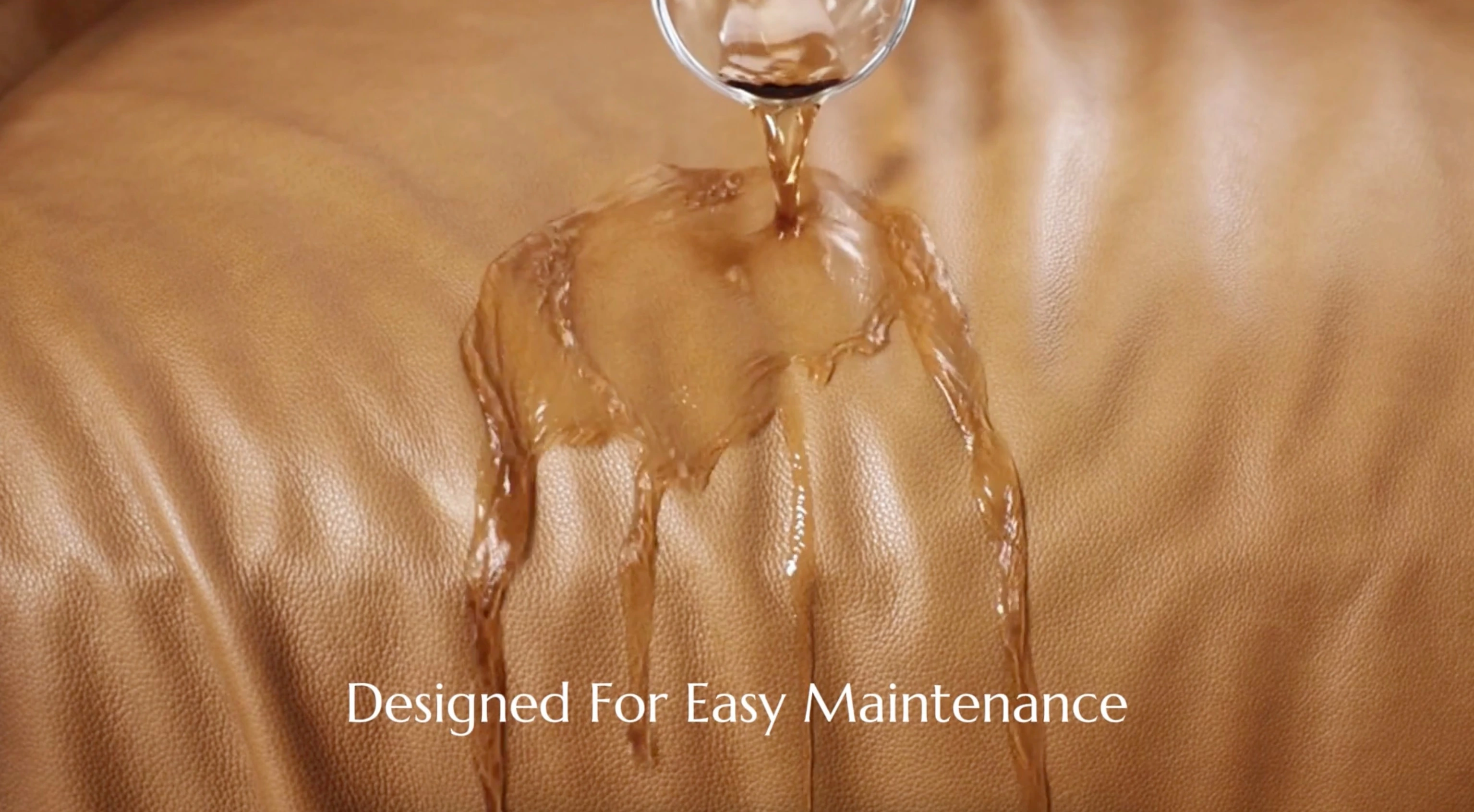 Waterproof Leather Tufted Sofas of Povison Furniture