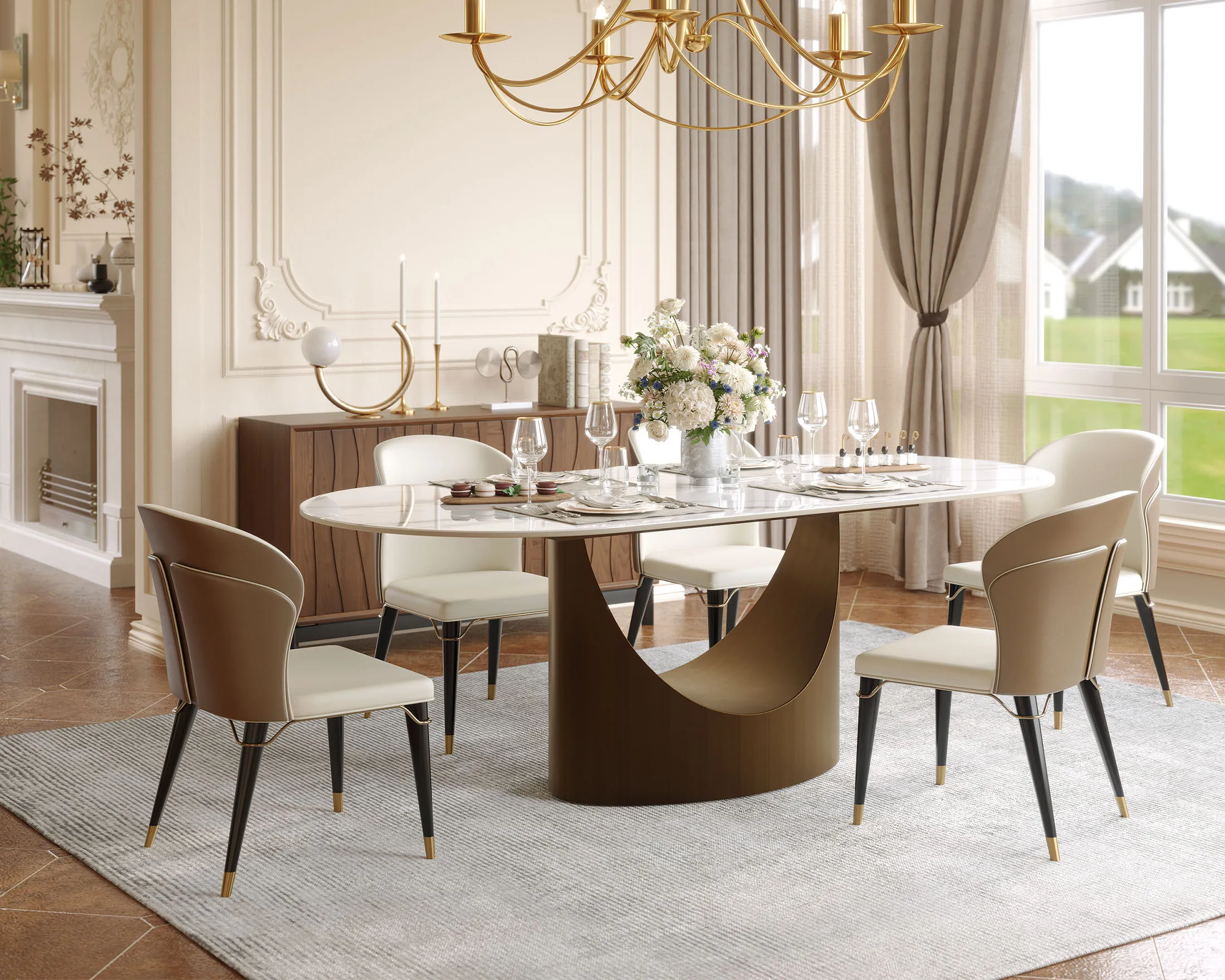 Povison Extendable Dining Tables of Hobart Series